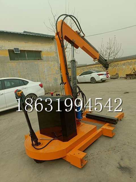 定襄县自卸车厢随车吊 自制轮式四不像起重机 四驱平板吊 5吨 贵盛